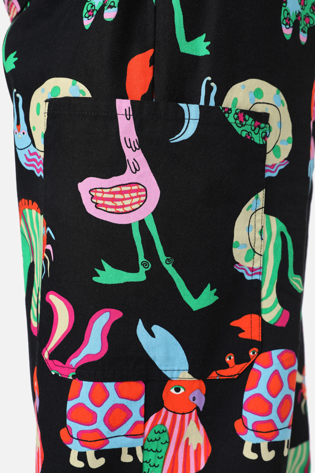 Gorman - Animal Arc Scrub Set - black