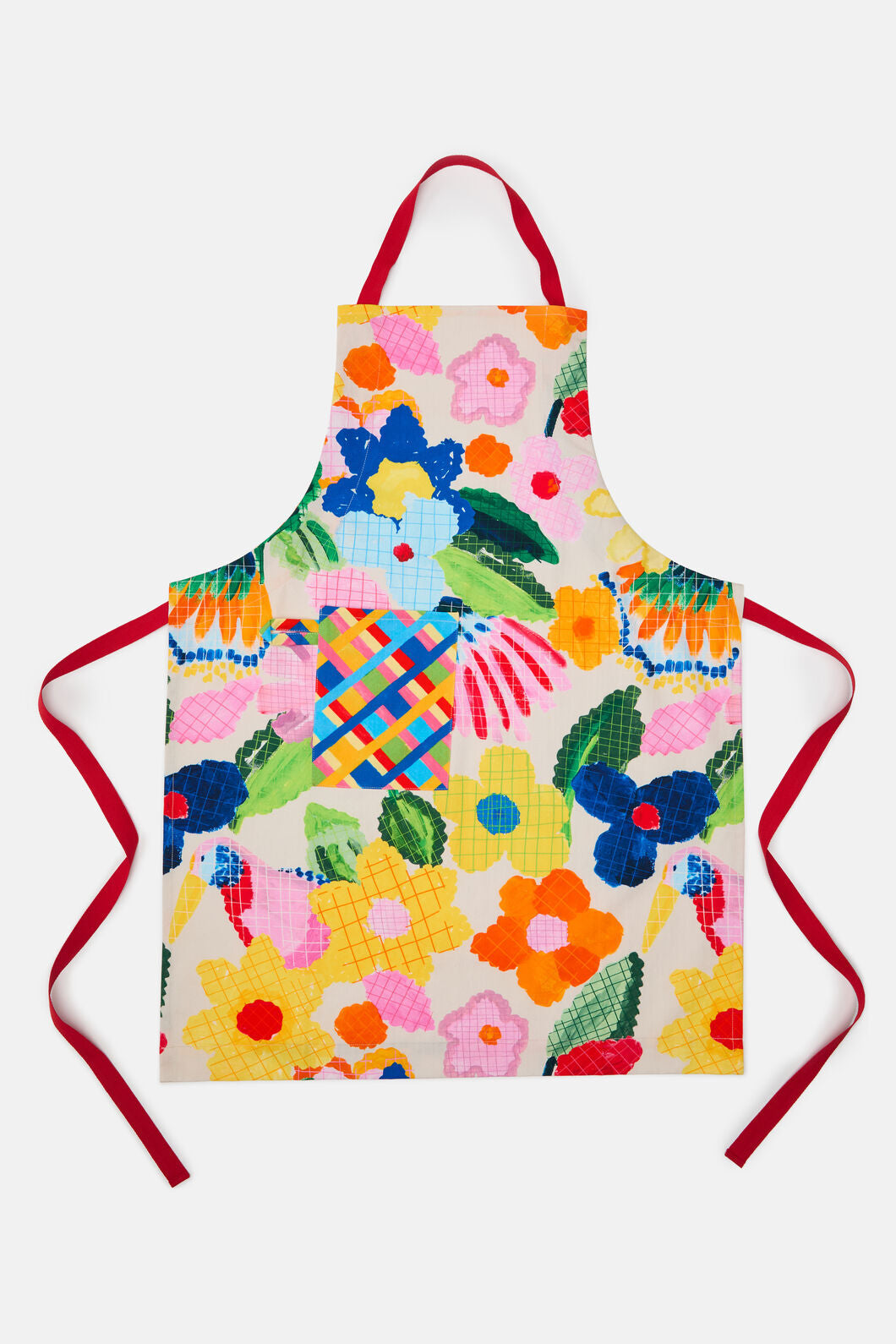 Gorman - Cross Stitch Flower Apron - print