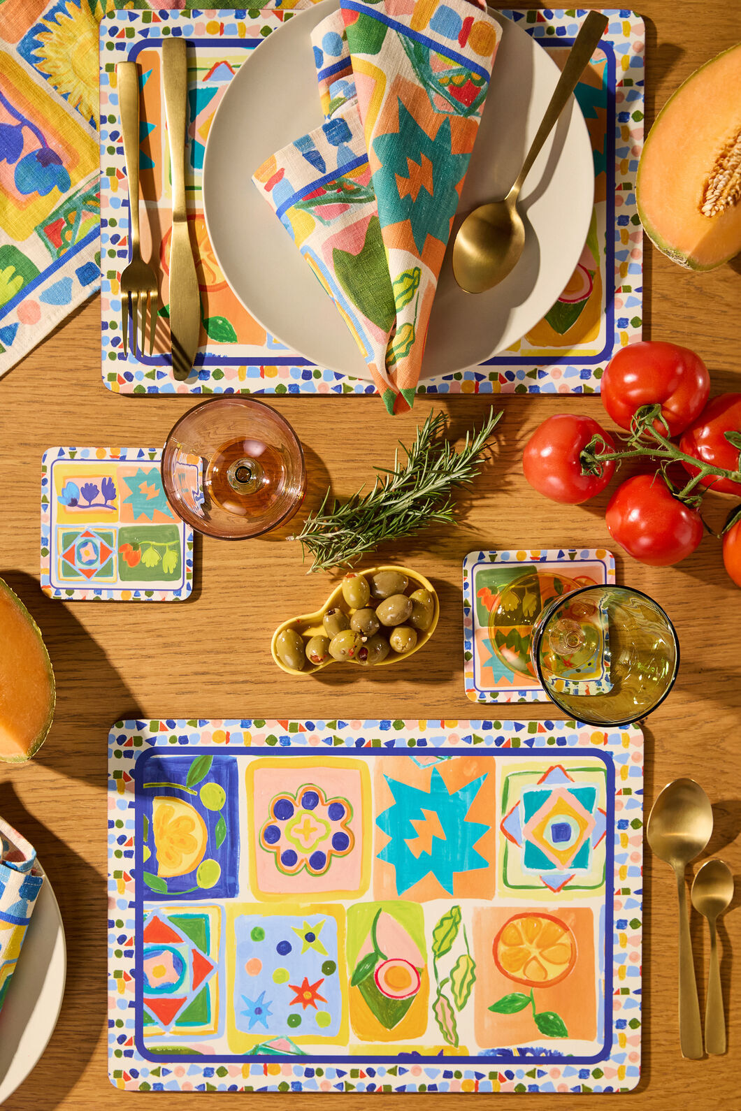 Gorman - Mediterranean Placemat Set 4 - print