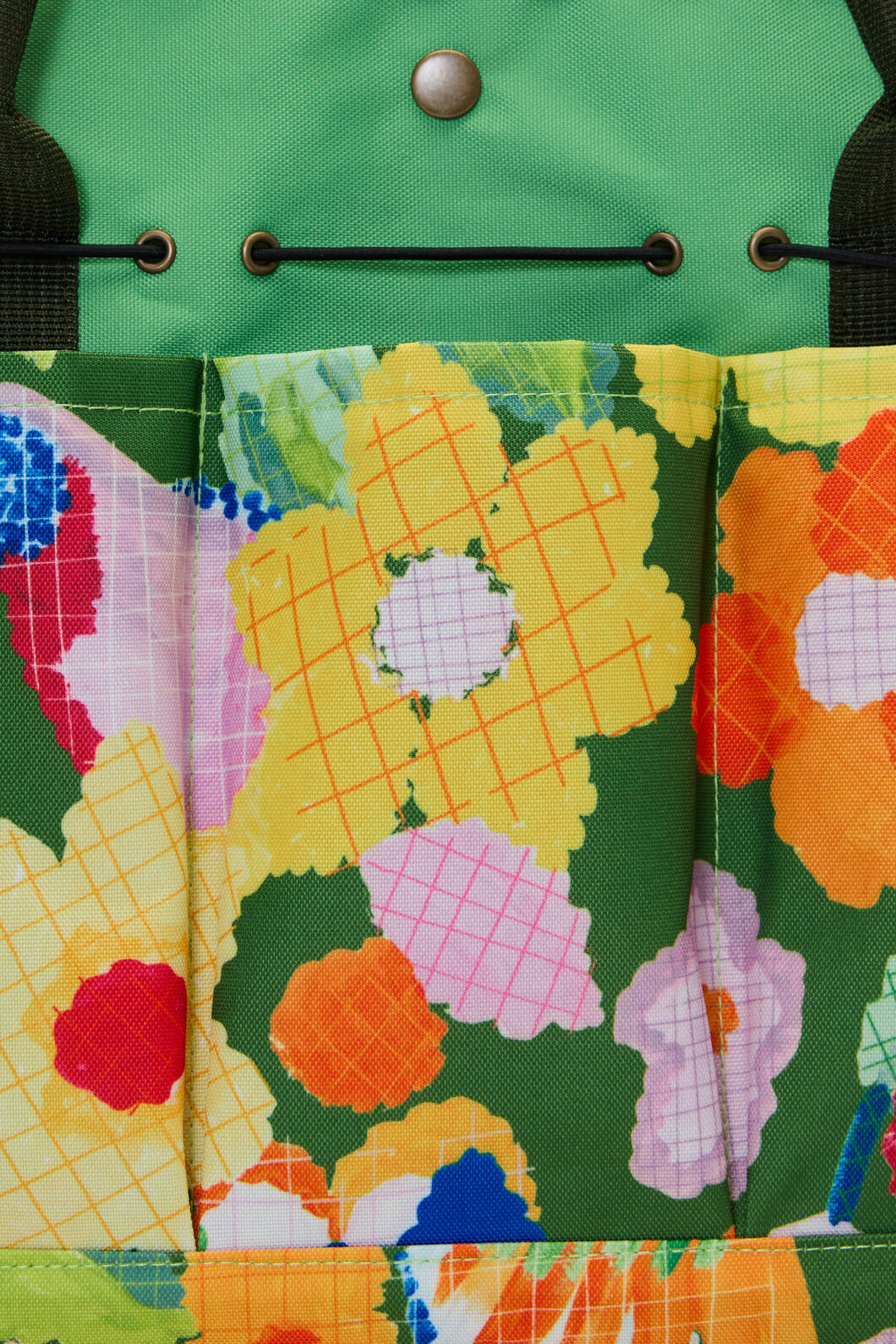 Gorman - Cross Stitch Flower Garden Bag - print