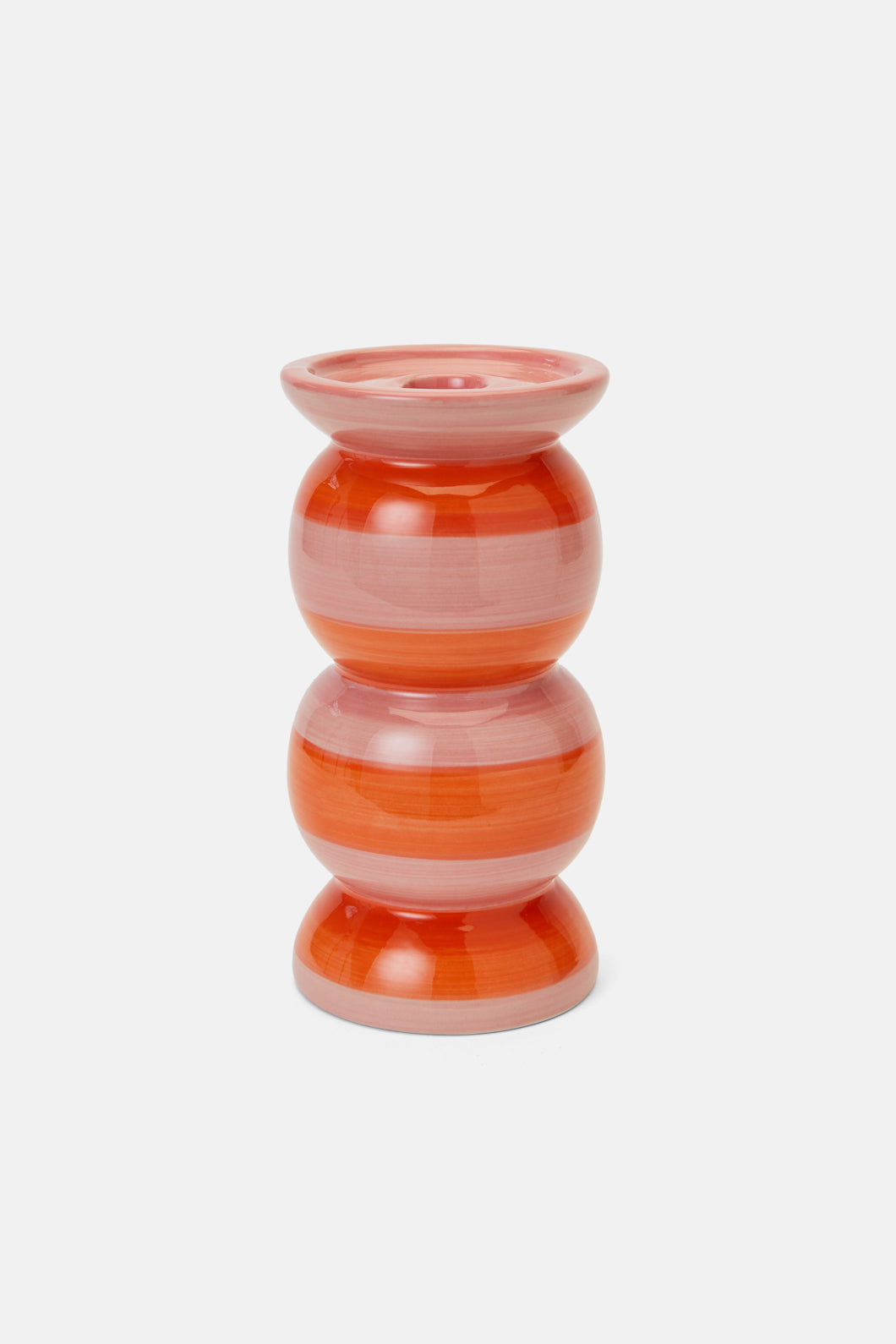Gorman - Stripe Candle Holder Sml - multi