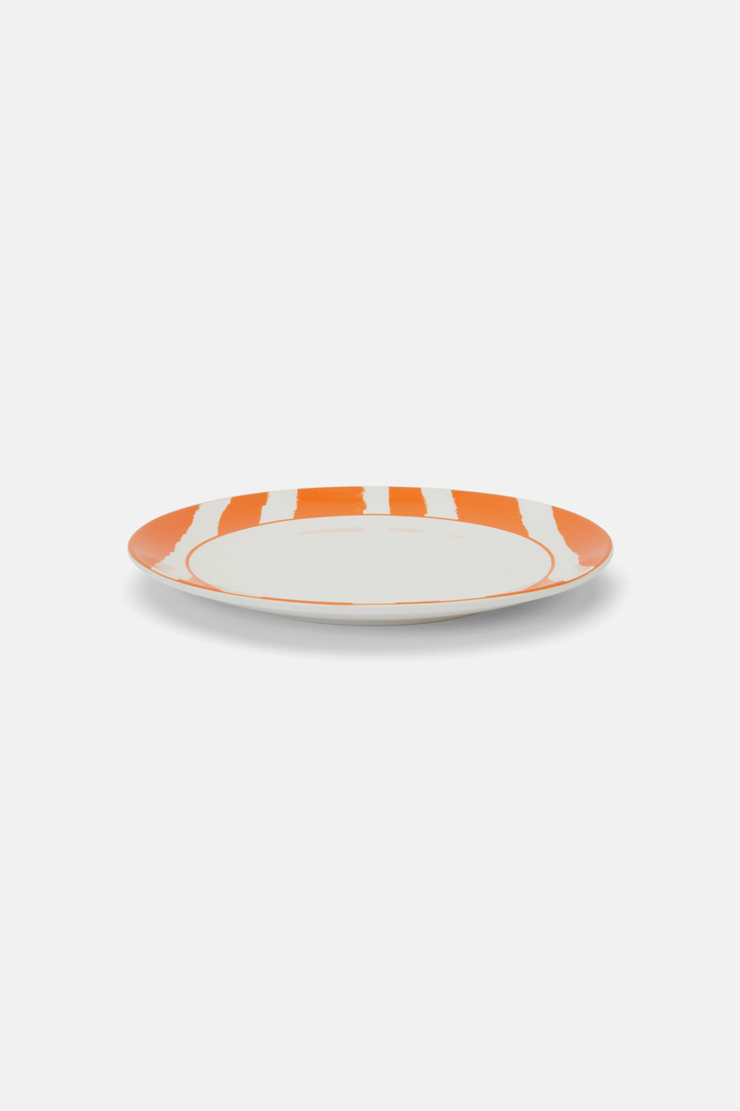 Gorman - Stripe Orange Plate Lge - orange