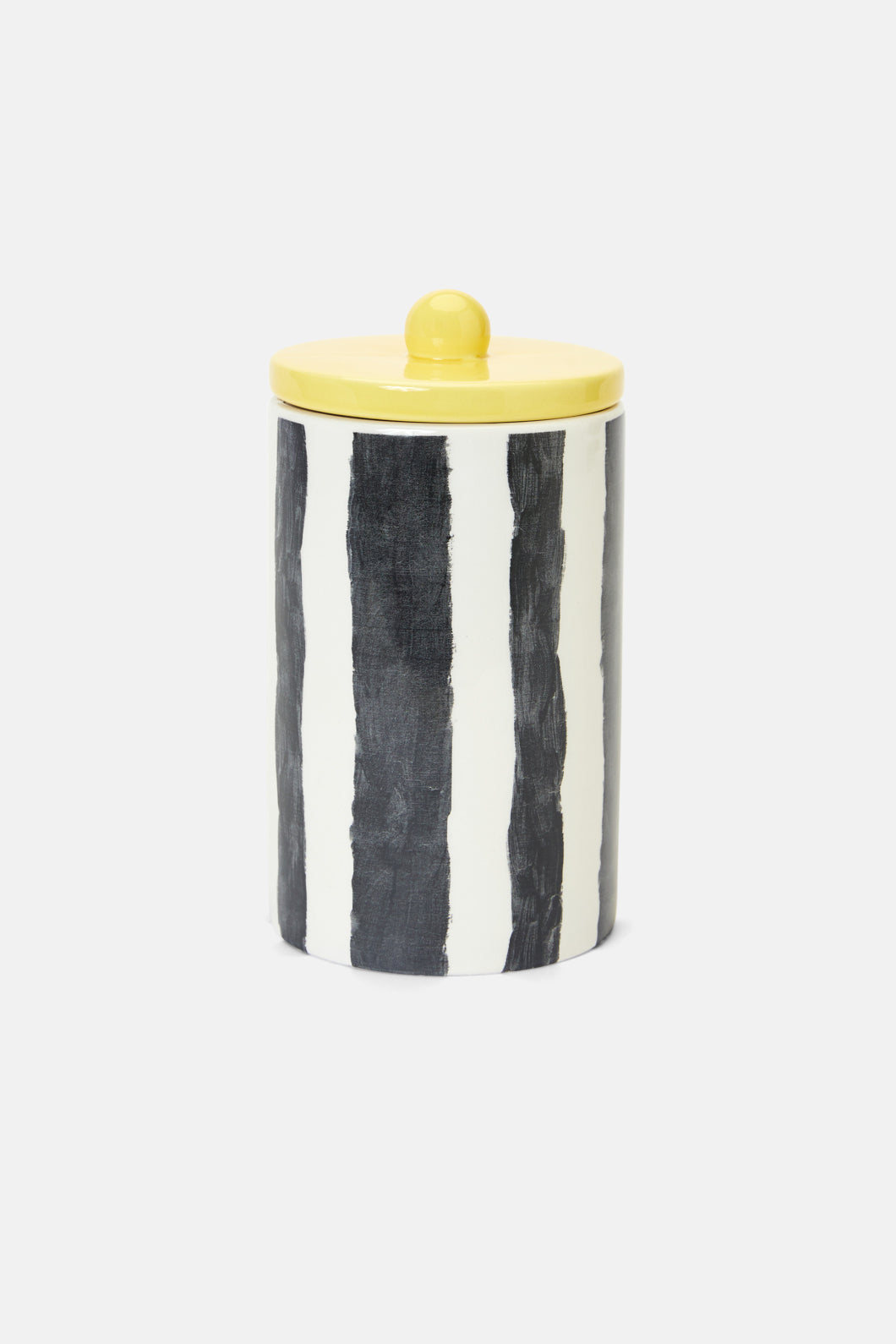 Gorman - Stripe Ceramic Cannister Lge - multi