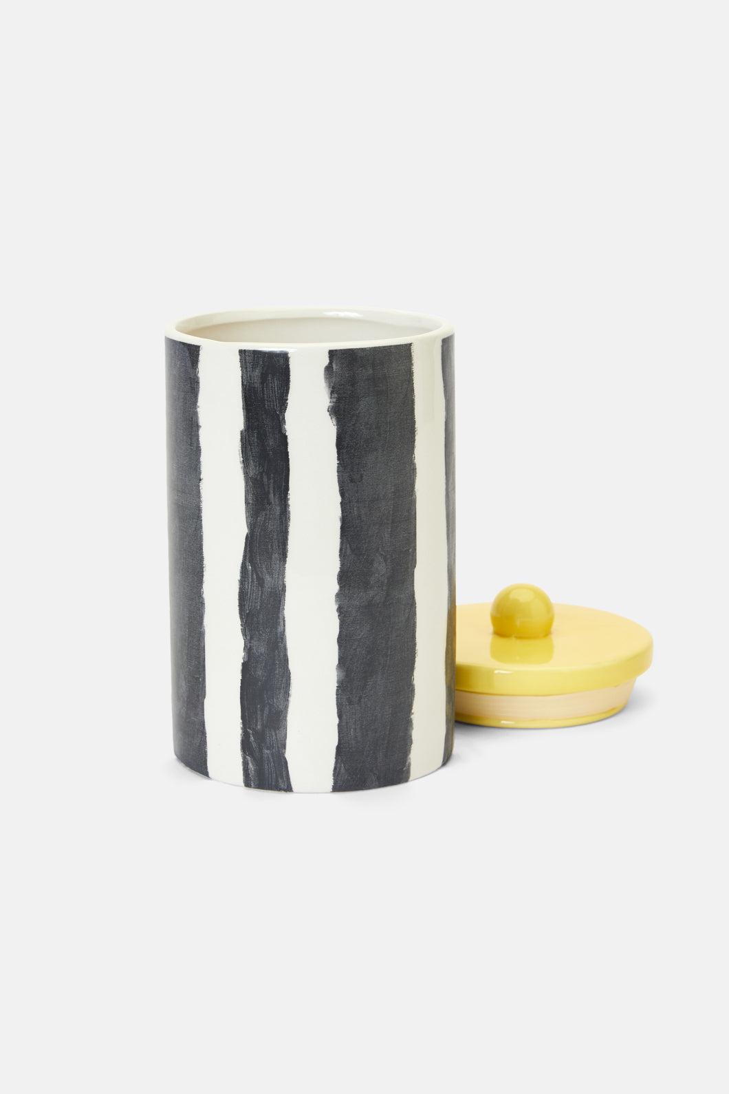 Gorman - Stripe Ceramic Cannister Lge - multi