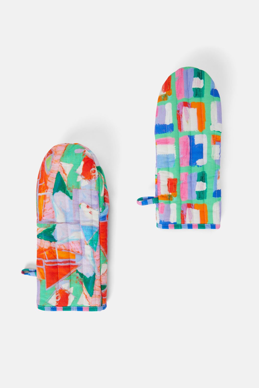 Gorman - Pastels Oven Mitt Set 2 - print