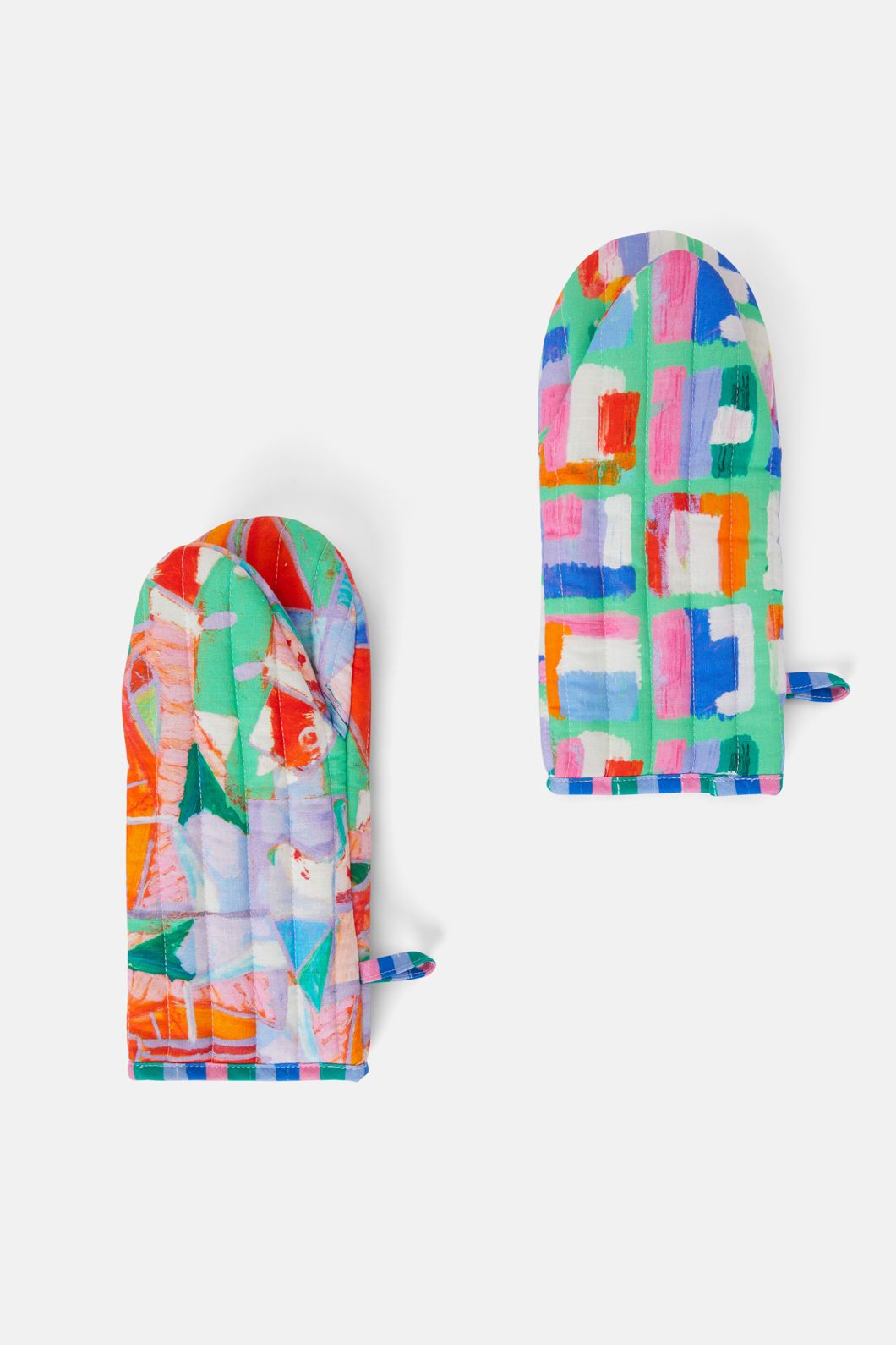 Gorman - Pastels Oven Mitt Set 2 - print