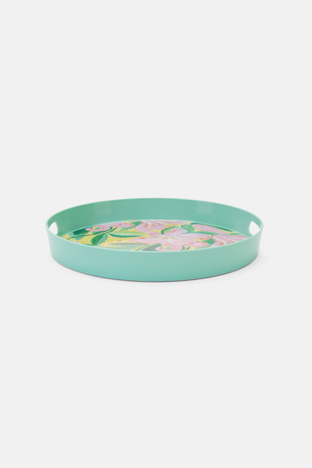 Gorman - Lillies Round Tray Lge - print