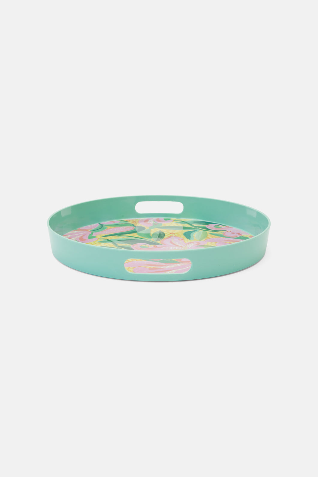 Gorman - Lillies Round Tray Lge - print