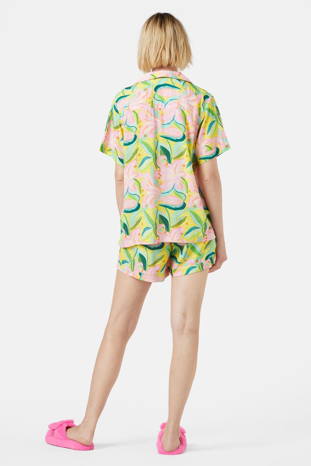 Gorman - Lillies Short PJ Set - print