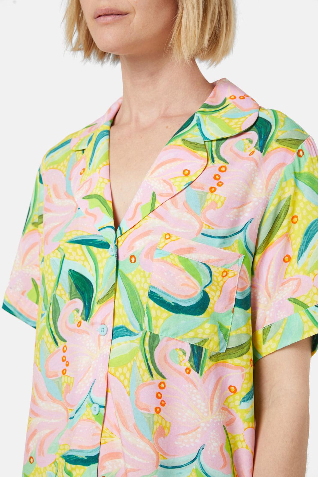 Gorman - Lillies Short PJ Set - print