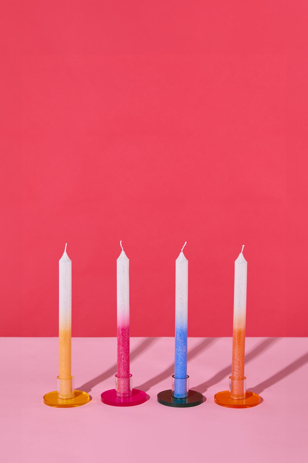 Gorman - Glitter Candle Set 4 - print