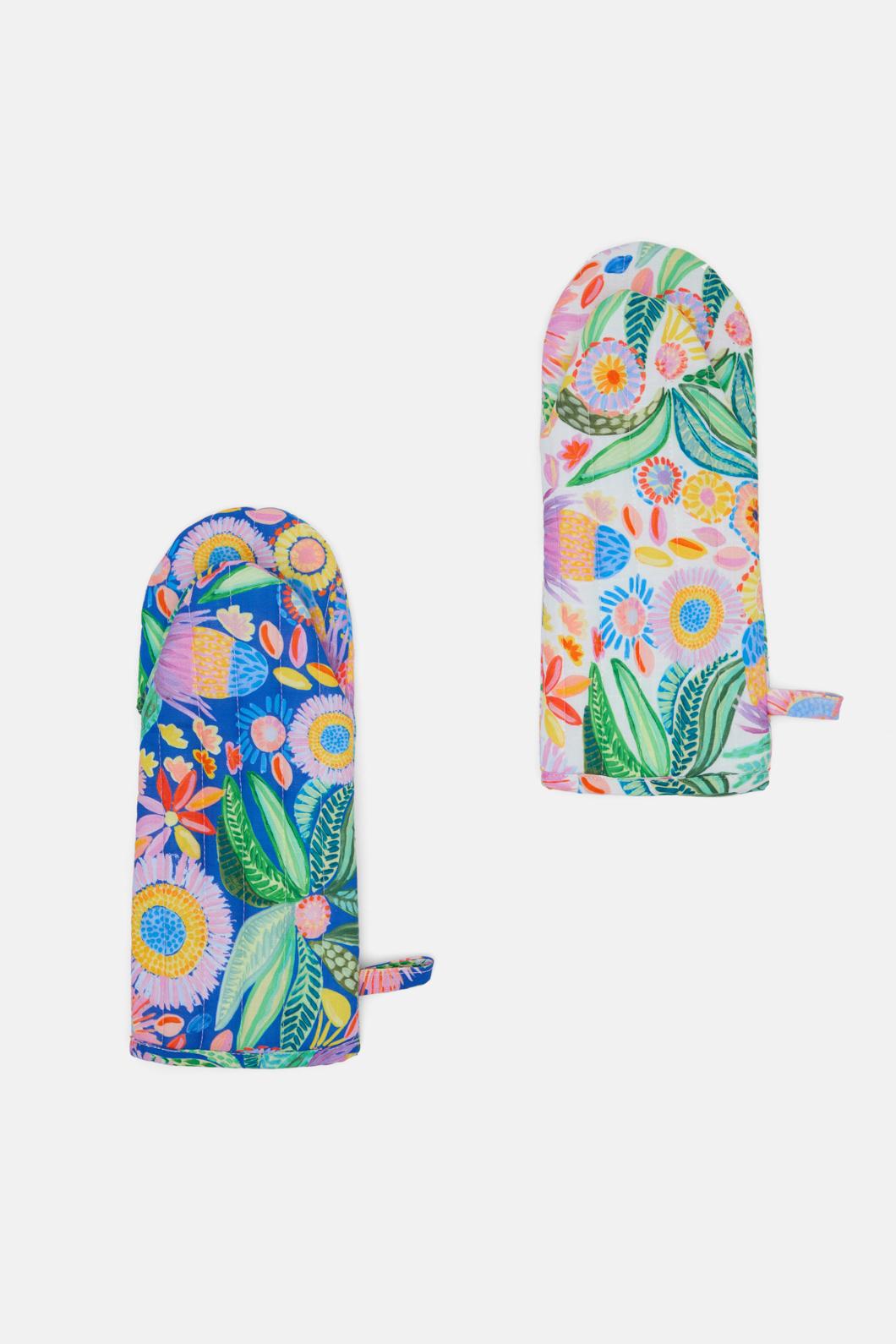 Gorman - Garden Oven Mitt Set 2 - print