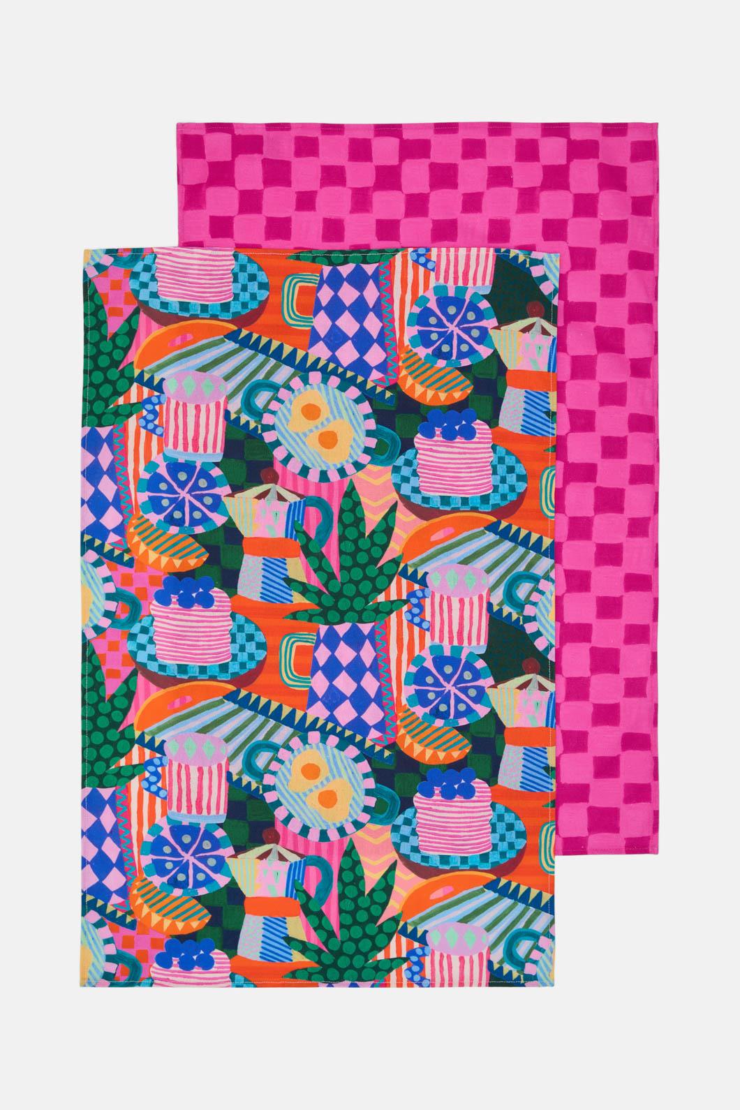 Gorman - Bon Appetite Tea Towel Set - print