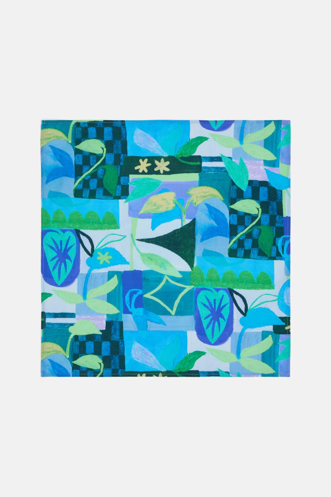 Gorman - Leaves Napkin Set 4 - print