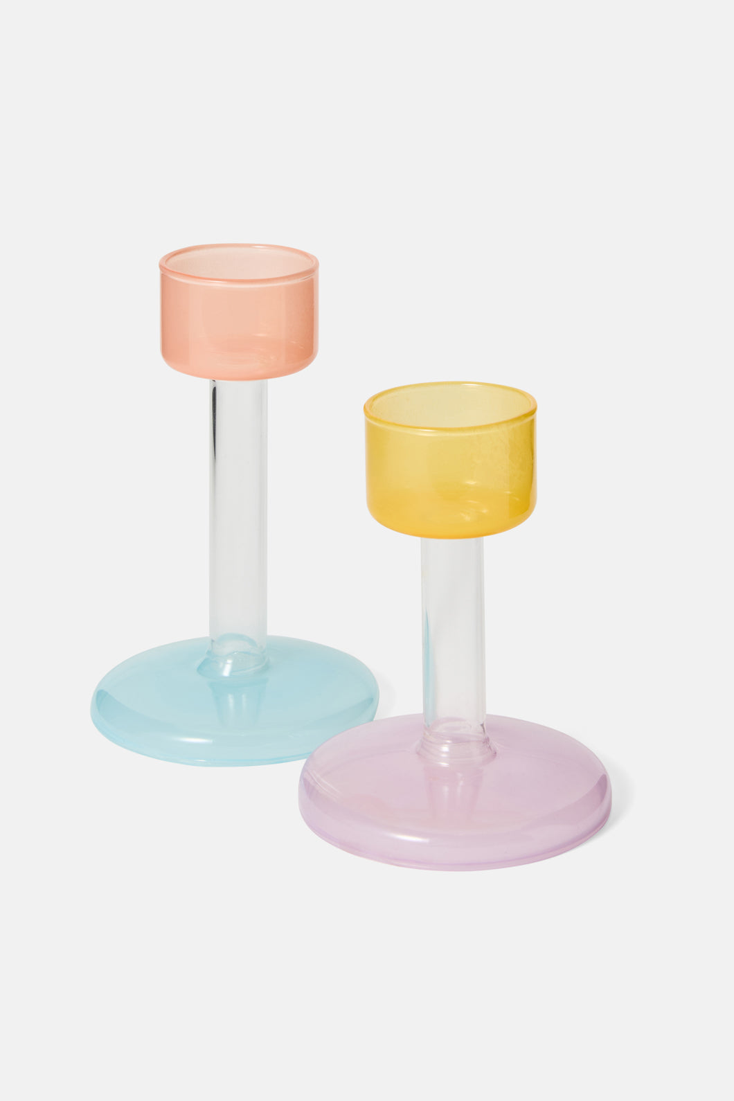 Gorman - Glass Candle Holder Set 2 - multi