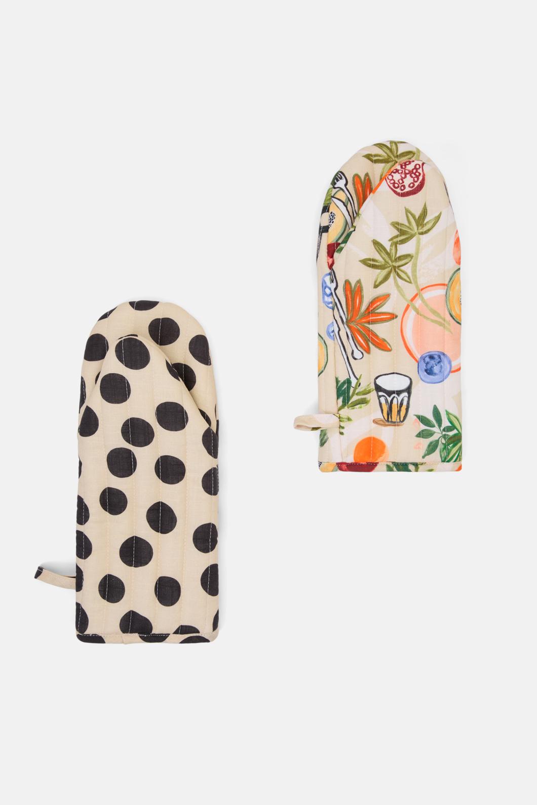 Gorman - Dine & Dash Mitt Set 2 - print