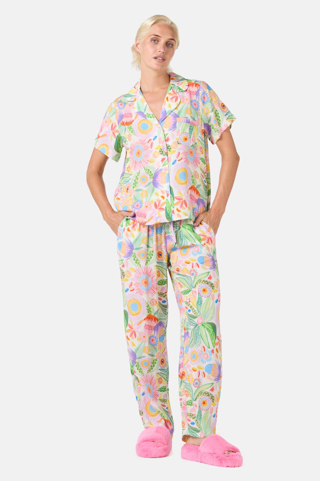 Gorman - Garden Long PJ Set - print