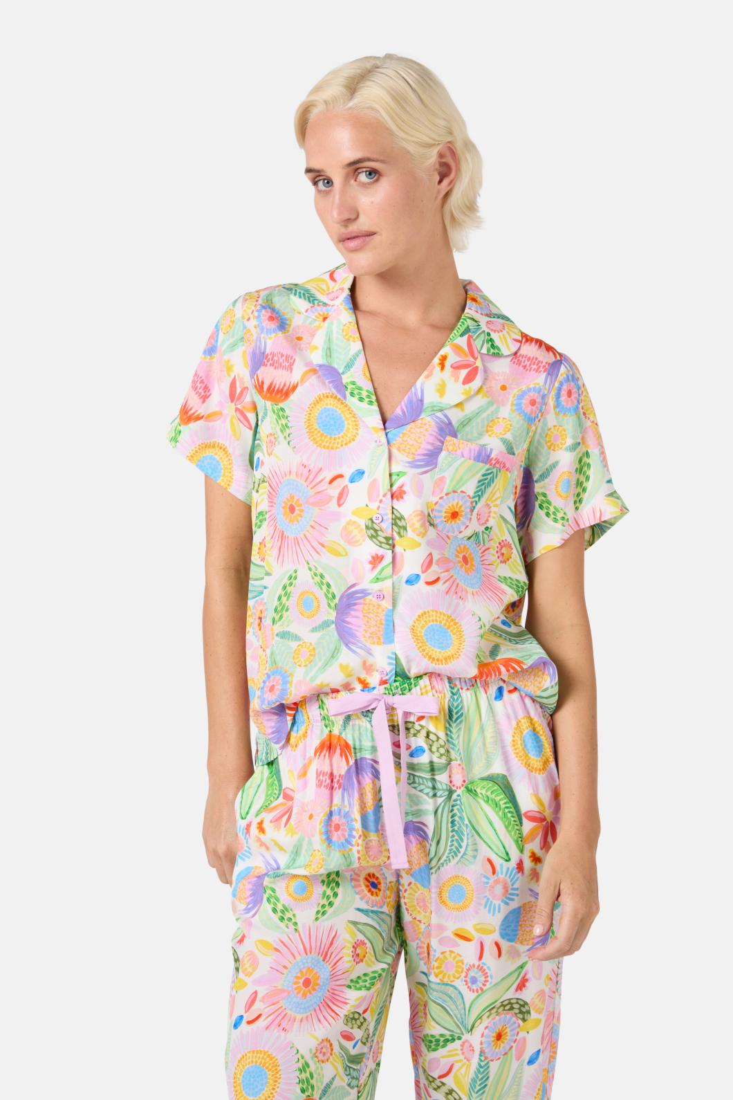 Gorman - Garden Long PJ Set - print