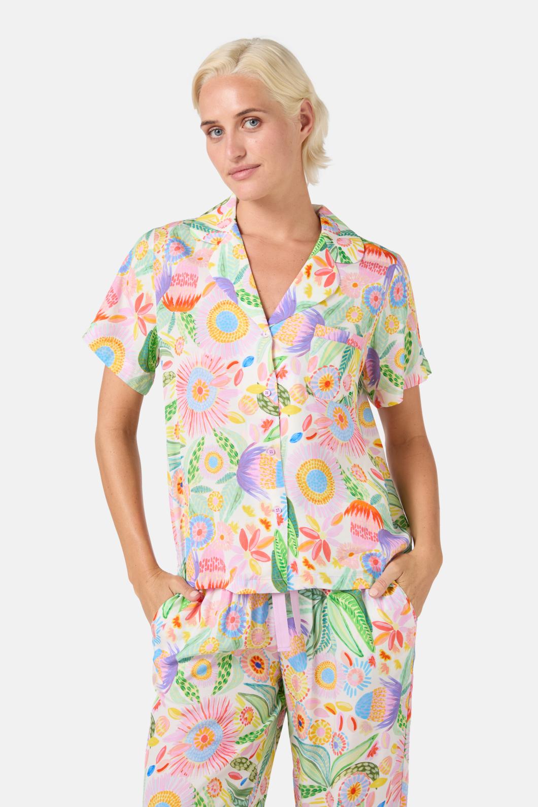 Gorman - Garden Long PJ Set - print