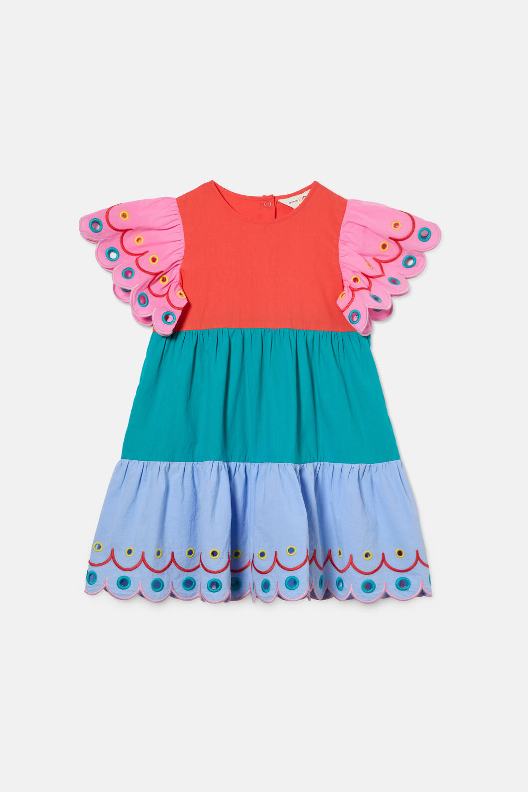 Gorman - Spliced Emb Kids Dress - multi