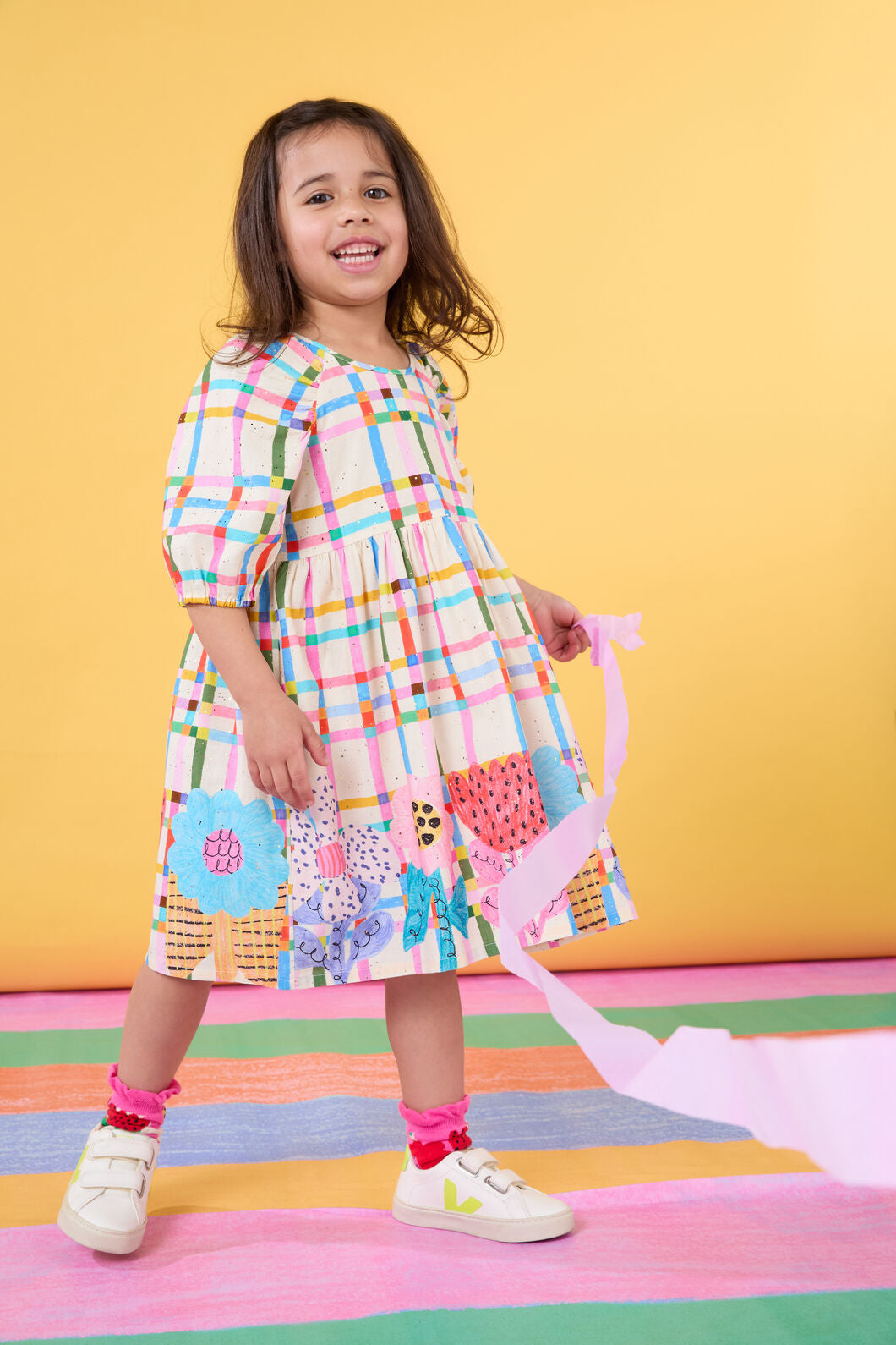Gorman - Oopsie Border Kids Dress - multi