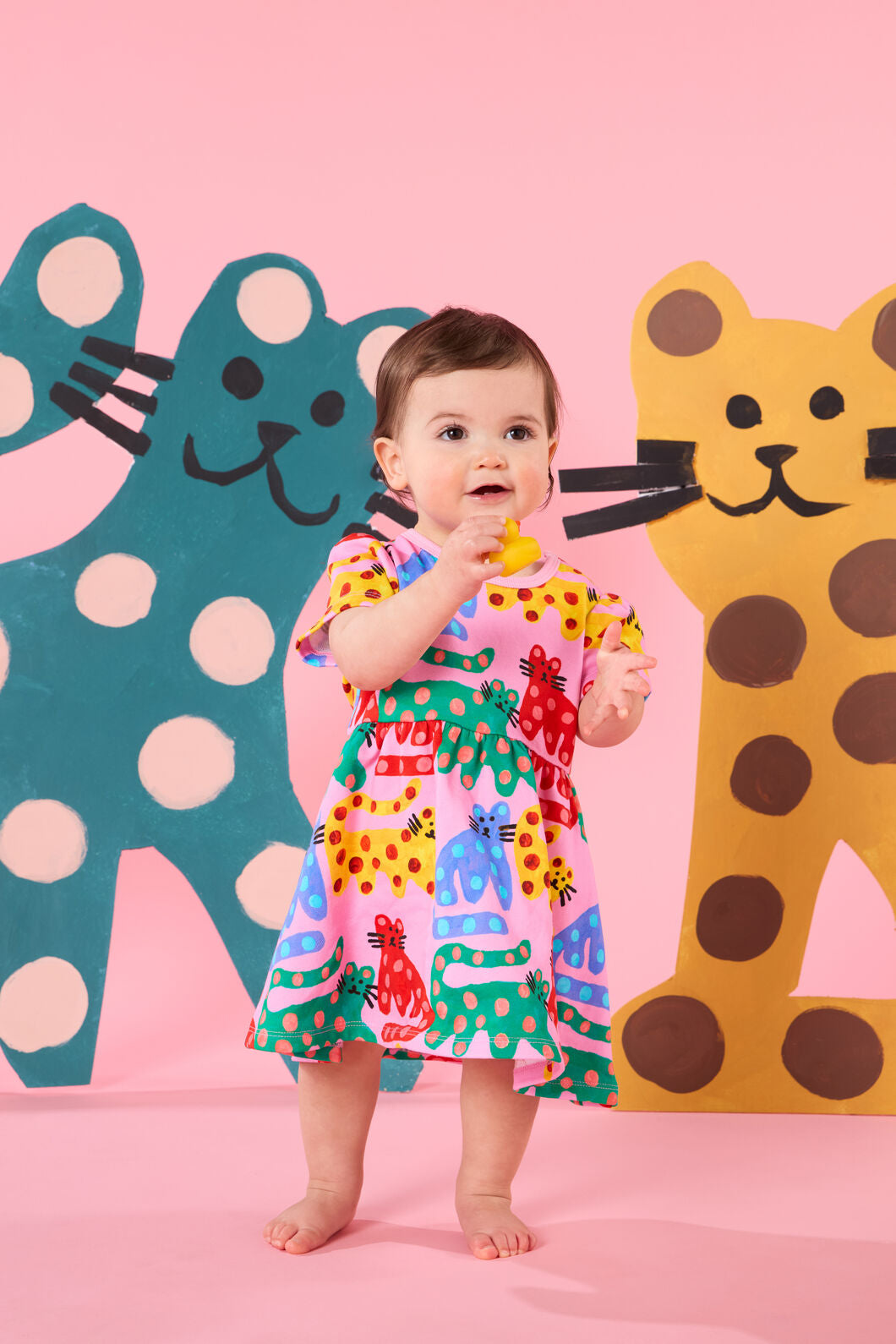 Gorman - Wiskers Baby Dress - pink