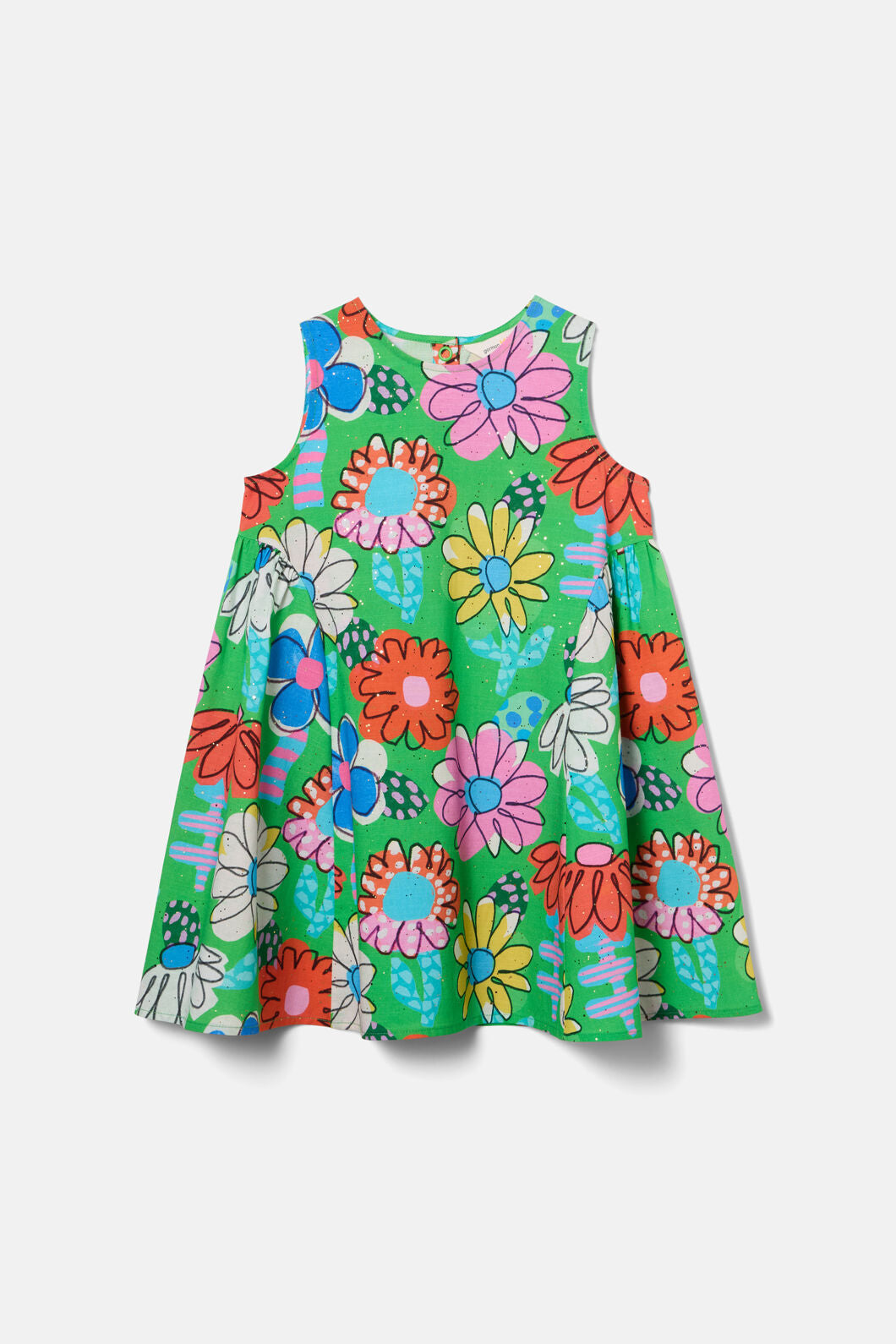 Gorman - Cut Out Floral Kids Splice Dre - green