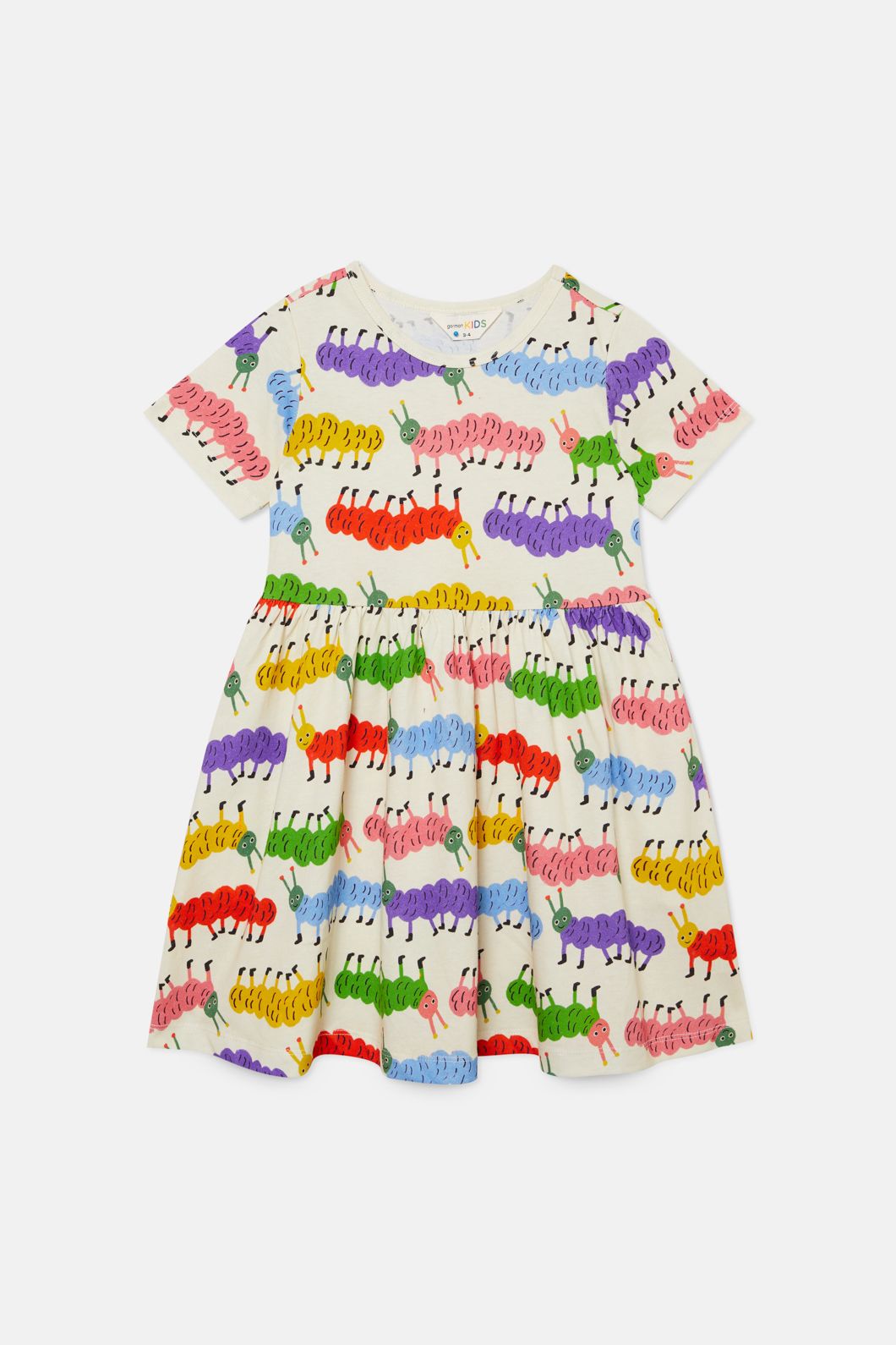 Gorman - Caterpillar Jersey Dress - cream