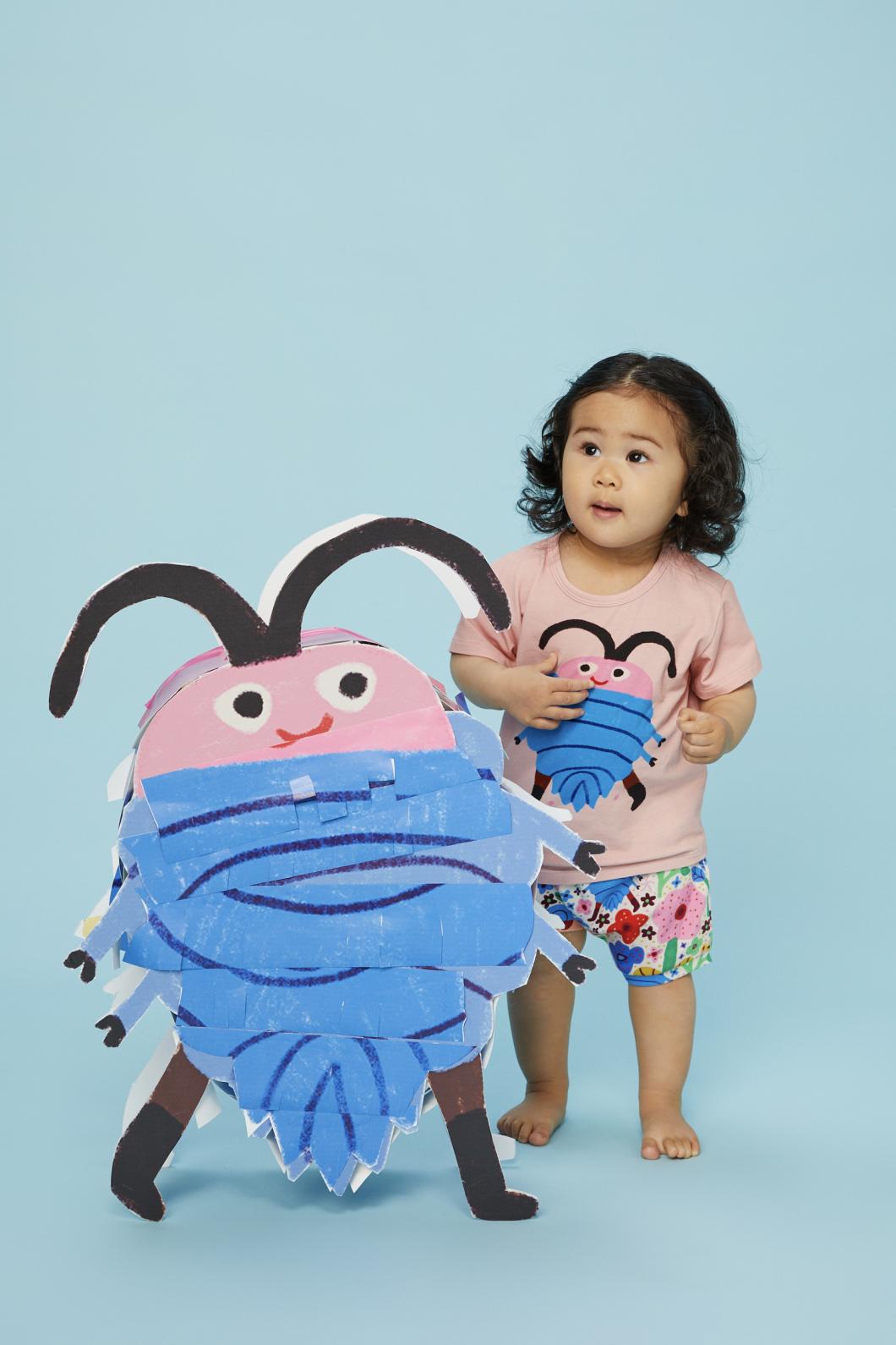 Gorman - Walky Beetle Baby Tee - pink