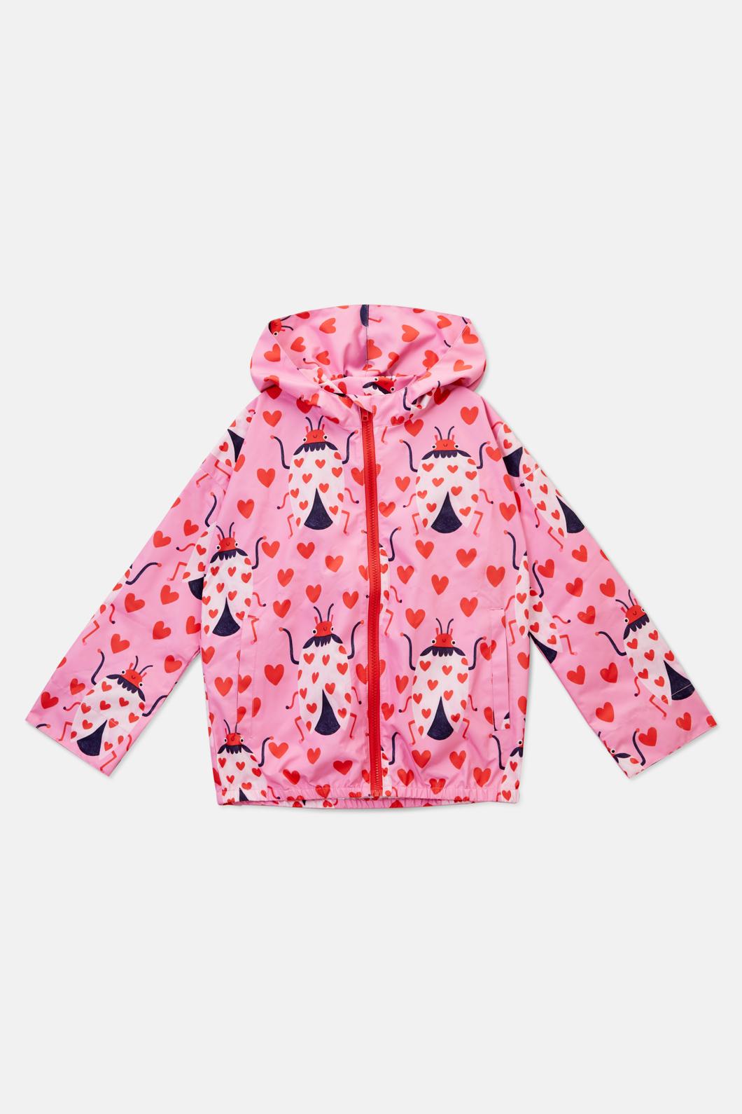 Gorman - Love Bug Kids Raincoat - pink