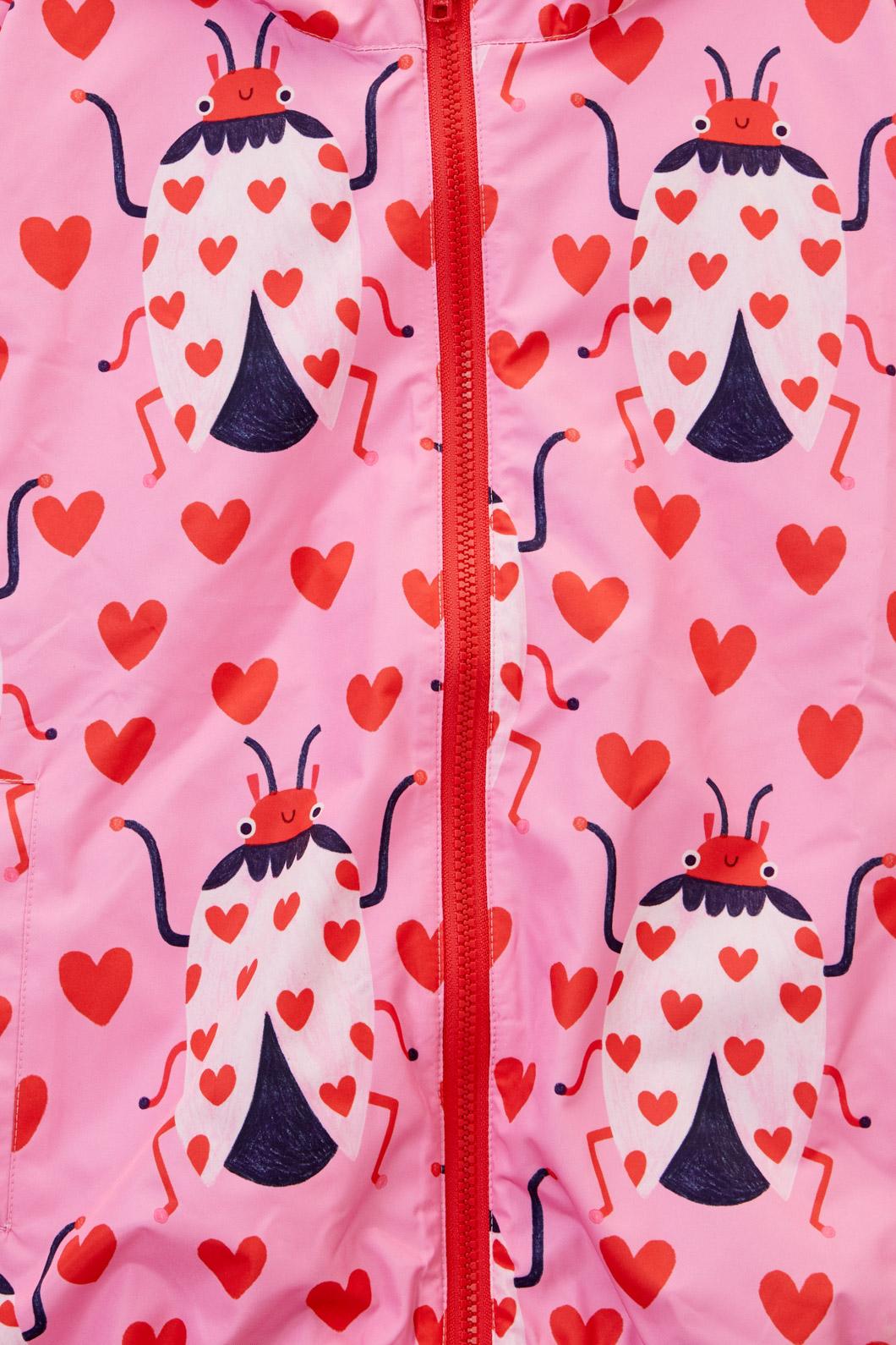 Gorman - Love Bug Kids Raincoat - pink