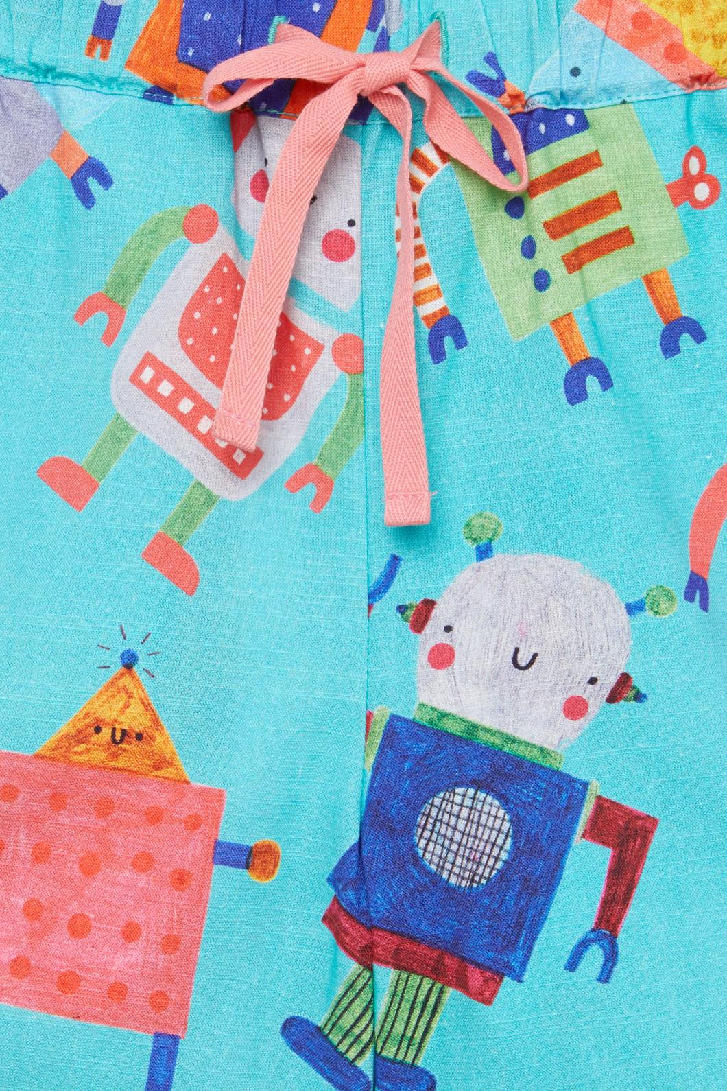 Gorman - Robots Kids Shorts - green
