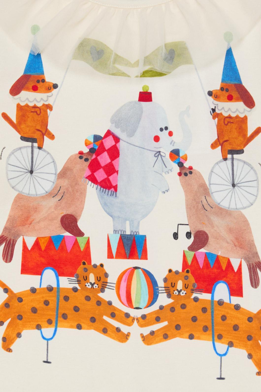 Gorman - Circus Scene Kids Top - cream