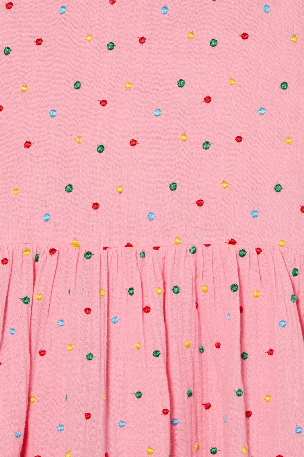 Gorman - Emb Spot Kids Dress - pink