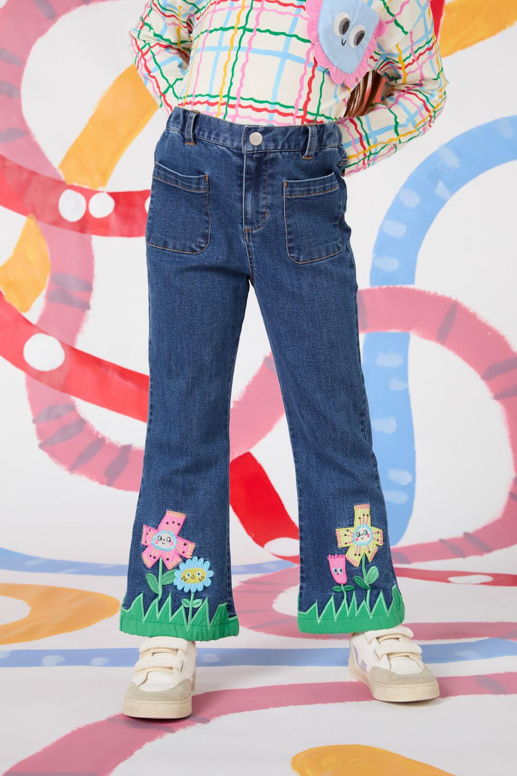 Gorman - Happy Floral Kids Jeans - denim