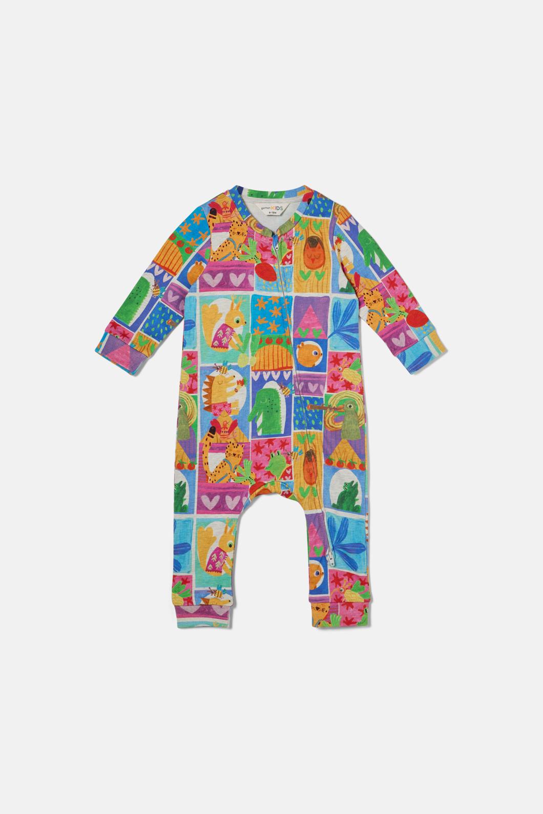 Gorman - Looking Out Baby Onesie - multi