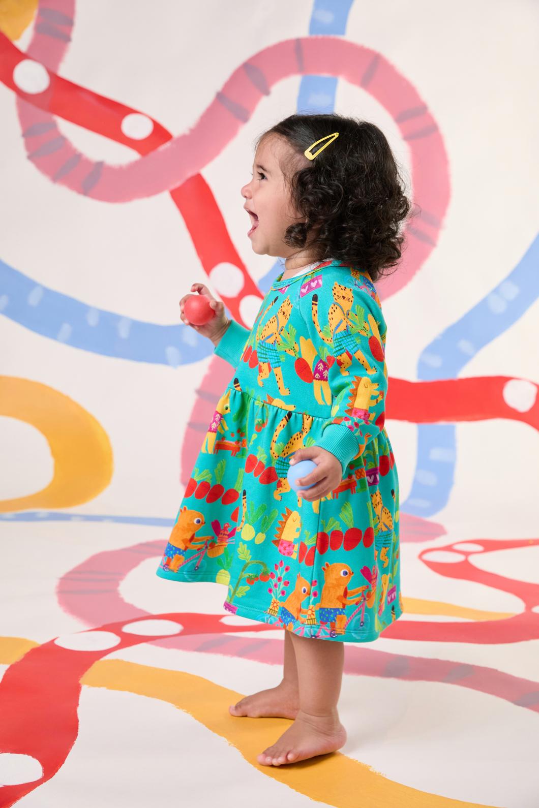 Gorman - Riding Baby Dress - green