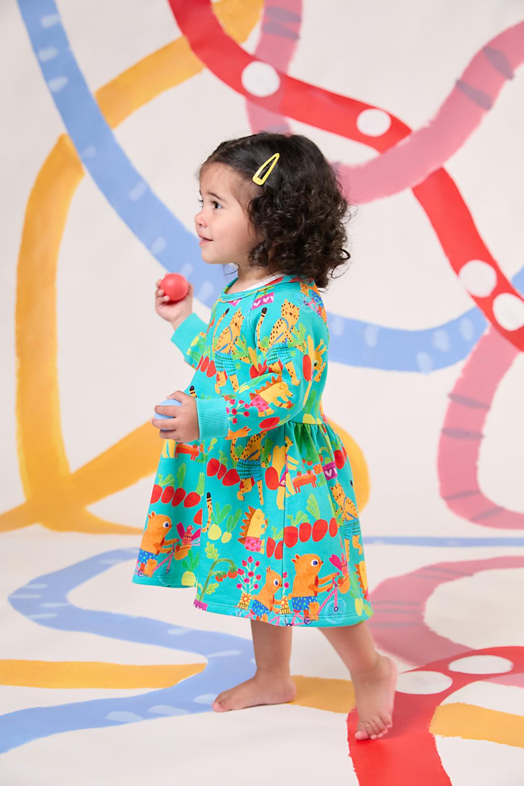 Gorman - Riding Baby Dress - green