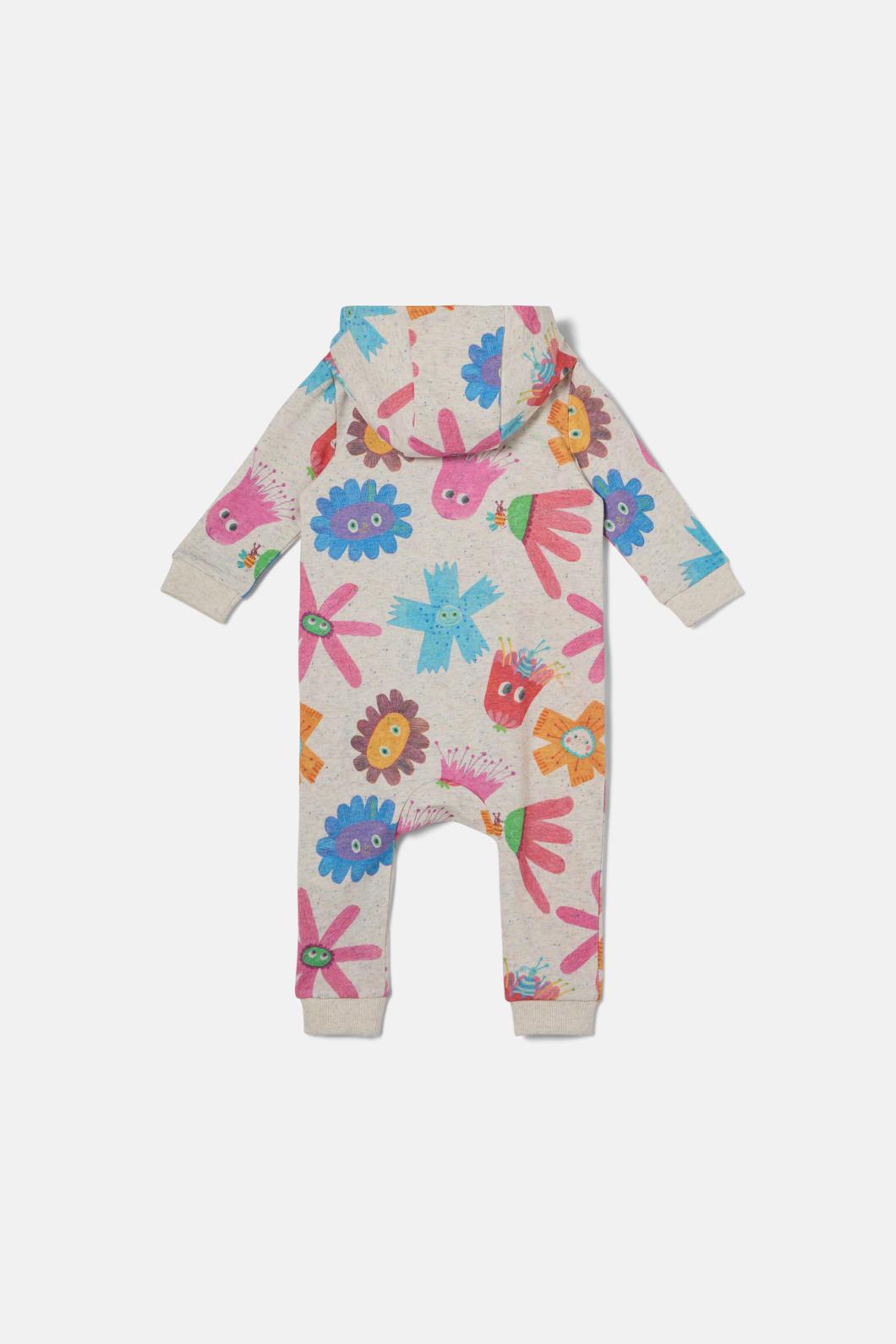 Gorman - Lucky Flower Baby Onesie - cream