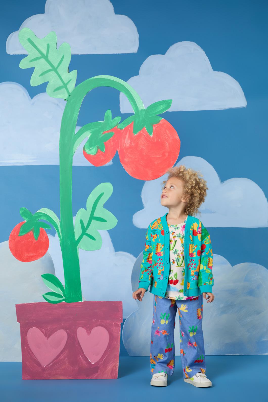 Gorman - Farming Kids Cardigan - green