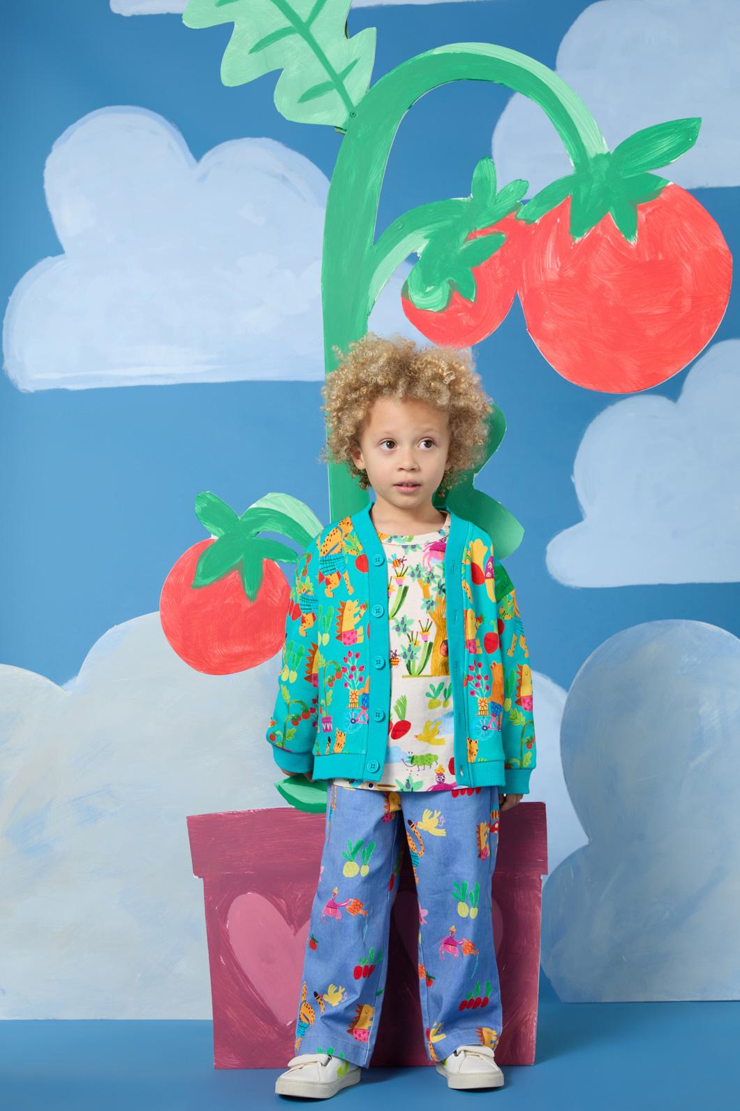 Gorman - Farming Kids Cardigan - green