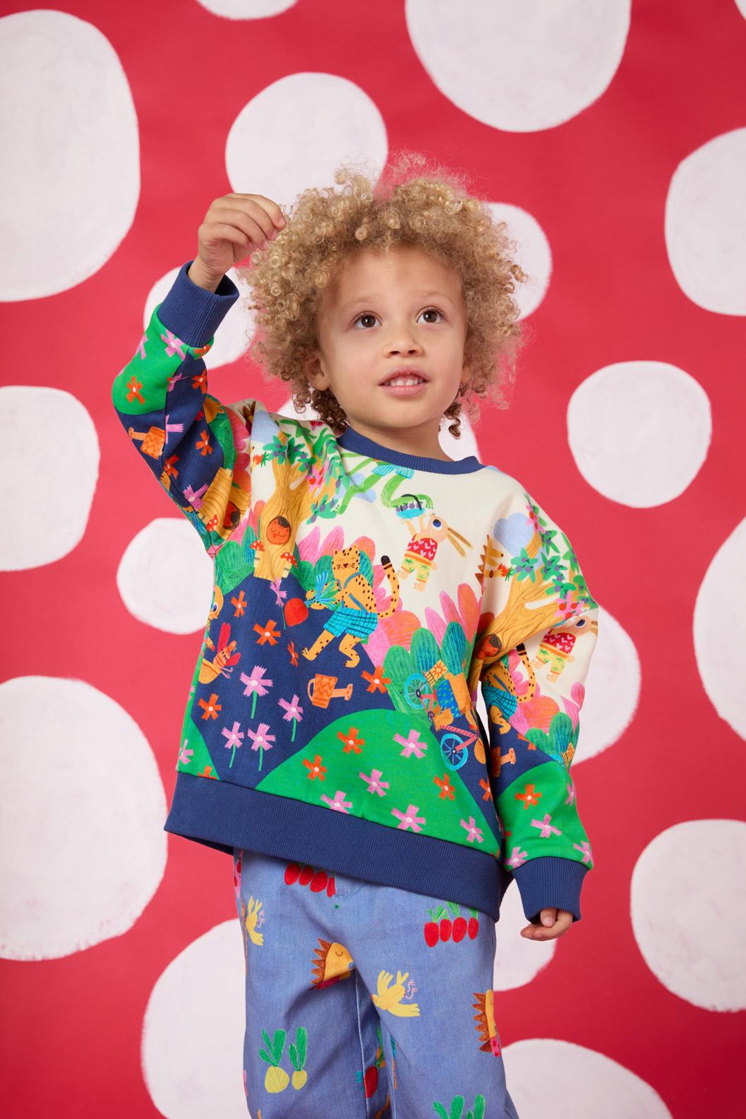 Gorman - Garden Kids Sweater - multi