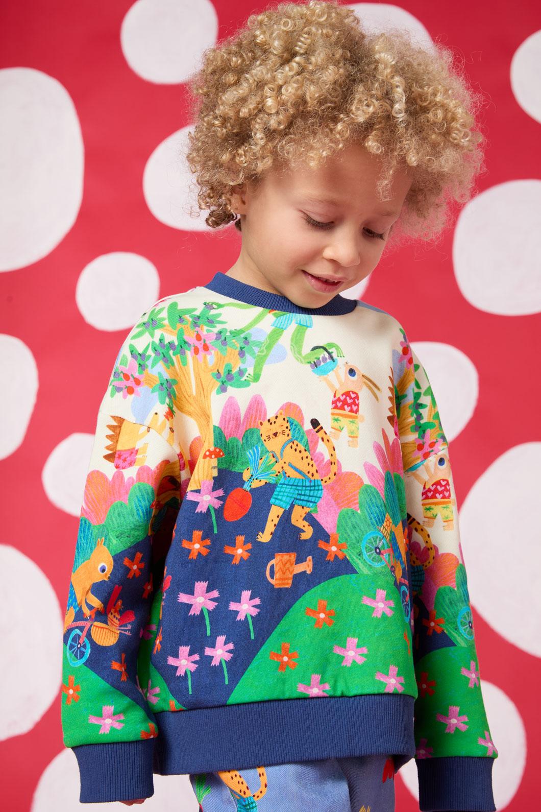 Gorman - Garden Kids Sweater - multi