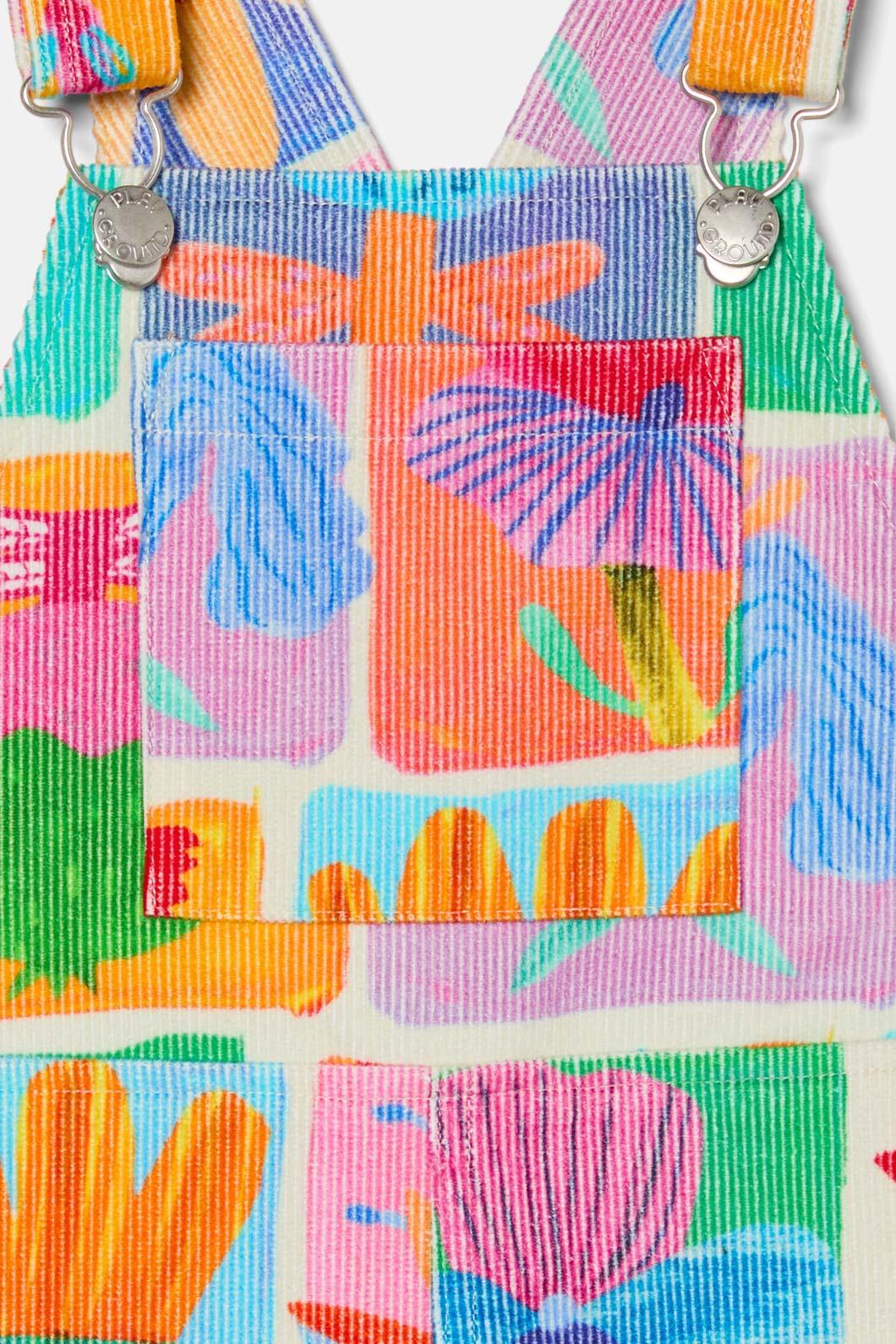 Gorman - Wild Blooms Kids Overalls - multi