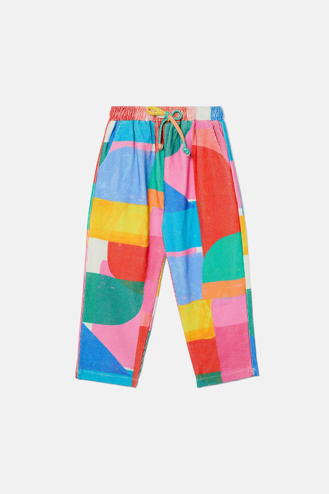 Gorman - Graphic Geo Kids Cord Pants - multi
