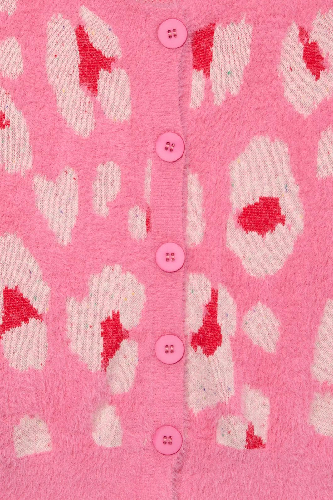 Gorman - Pink Leopard Kids Cardigan - pink
