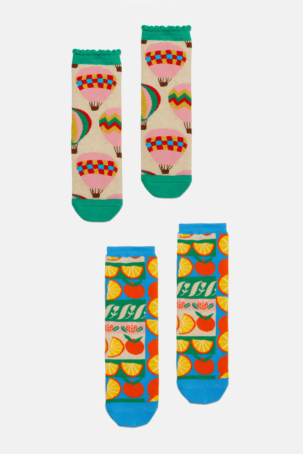 Gorman - Orange Kids Sock - print