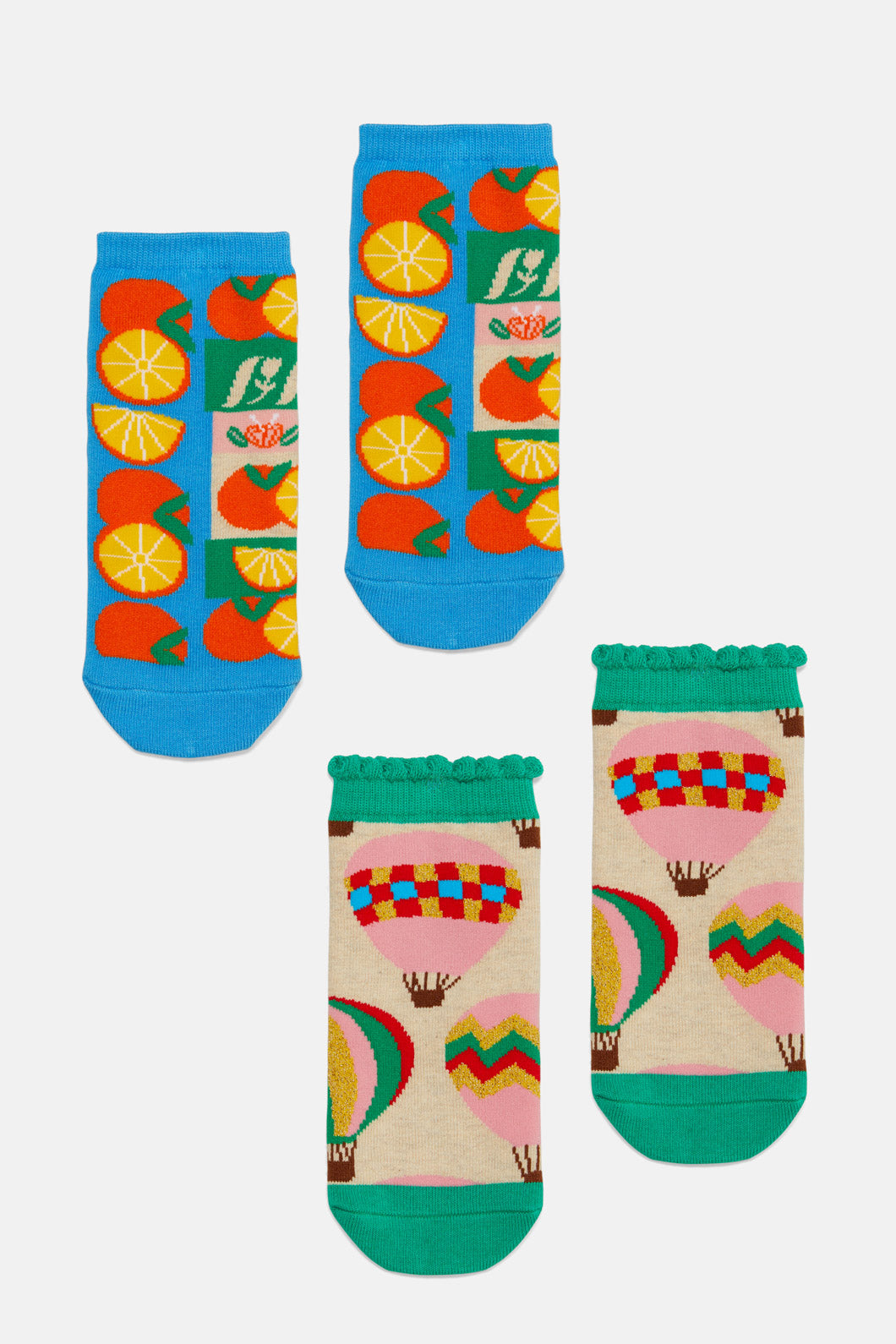Gorman - Orange Kids Sock - print