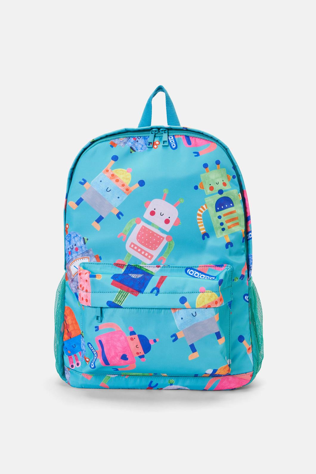 Gorman - Robots Kids Backpack - green