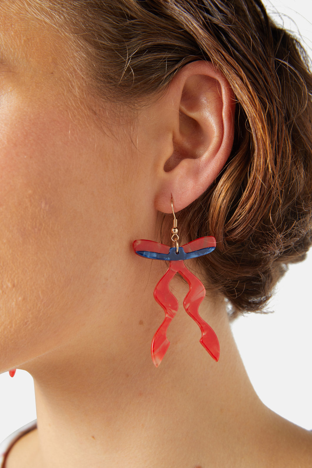 Gorman - Red Ribbon Earrings - multi
